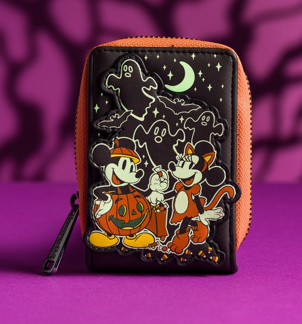 Loungefly Disney Mickey and Minnie Halloween Wallet Loungefly Disney Mickey and Minnie Halloween Wallet