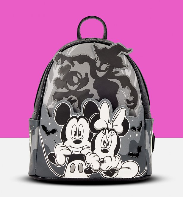 Loungefly Disney Mickey & Minnie Light Up Glow Mini Backpack Loungefly Disney Mickey & Minnie Light Up Glow Mini Backpack