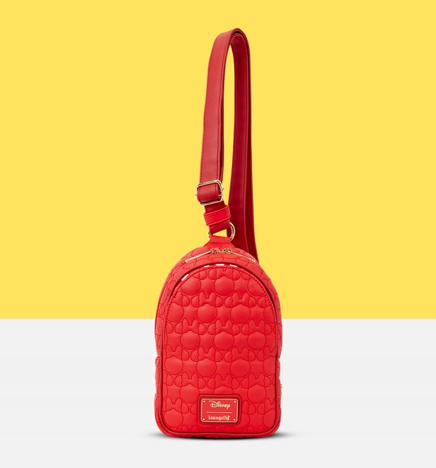 Loungefly Disney Minnie Mouse Convertible Sling Bag