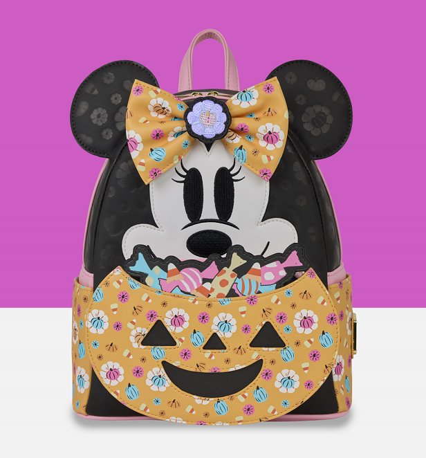 Loungefly Disney Minnie Mouse Pumpkin Mini Backpack