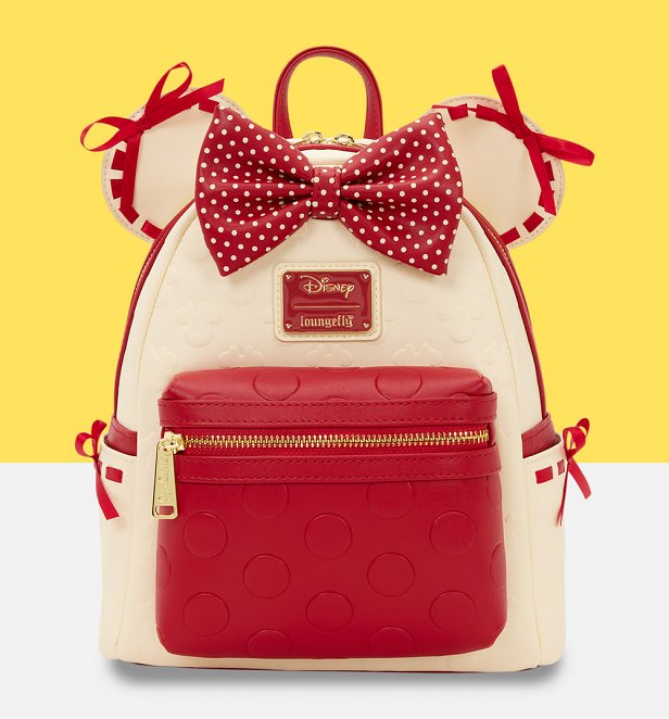 Loungefly Disney Minnie Mouse Rock The Dots Mini Backpack