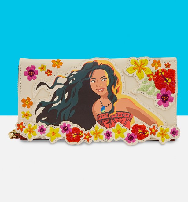 Loungefly Disney Moana Live Action Zip Around Wallet