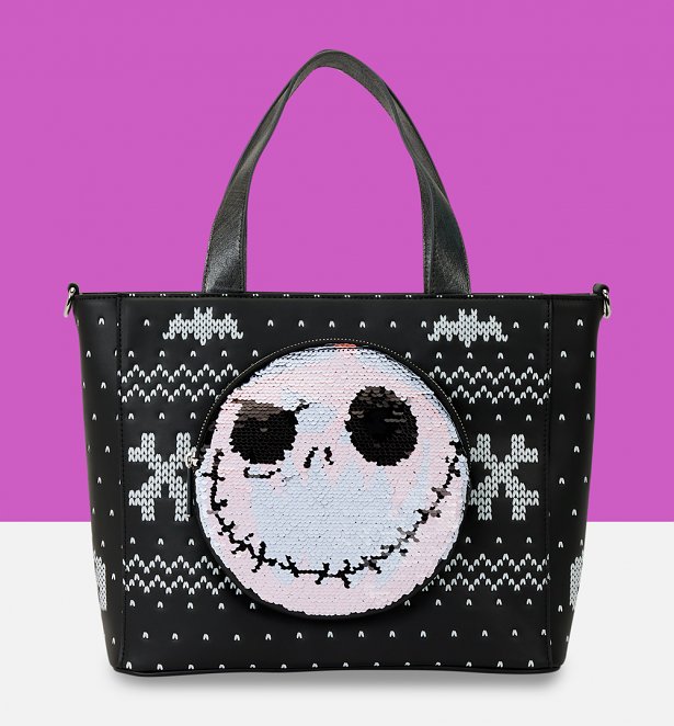 Loungefly Disney Nightmare Before Christmas Jack Tote Bag With Coin Bag Loungefly Disney Nightmare Before Christmas Jack Tote Bag With Coin Bag