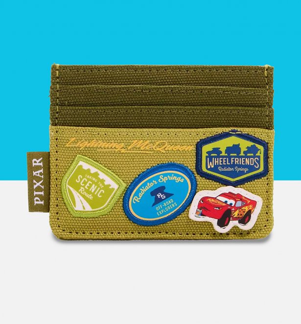 Loungefly Disney Pixar Cars Canvas Icons Card Holder Loungefly Disney Pixar Cars Canvas Icons Card Holder