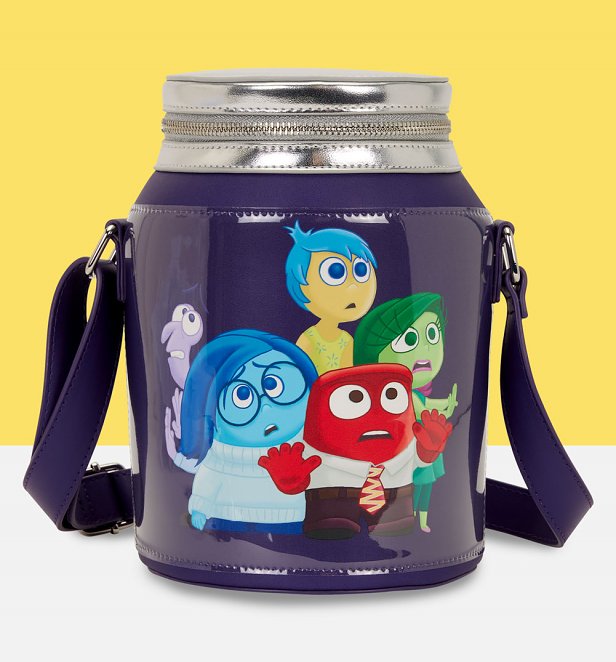 Loungefly Disney Pixar Inside Out 2 Figural Jar Crossbody Bag