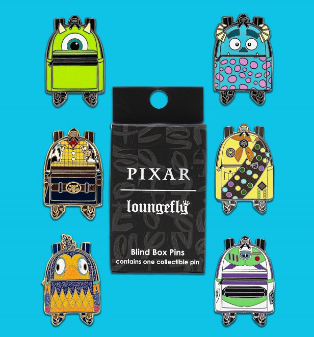 Loungefly Disney Pixar Mini Backpack Mystery Box Pin Loungefly Disney Pixar Mini Backpack Mystery Box Pin
