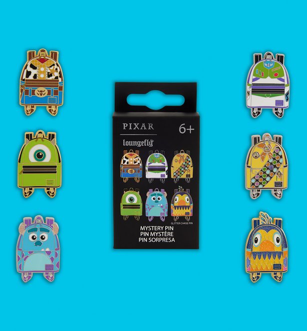 Loungefly Disney Pixar Mini Backpack Mystery Box Pin Loungefly Disney Pixar Mini Backpack Mystery Box Pin
