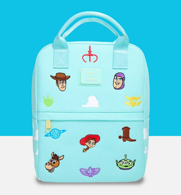 Loungefly Disney Pixar Toy Story Canvas Icons Square Mini Backpack