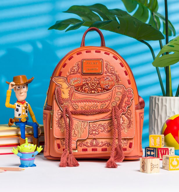 Loungefly Disney Pixar Toy Story Saddle Figural Mini Backpack Loungefly Disney Pixar Toy Story Saddle Figural Mini Backpack