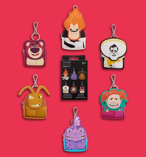 Loungefly Disney Pixar Villains Mystery Mini Backpack Keychain Charm Loungefly Disney Pixar Villains Mystery Mini Backpack Keychain Charm