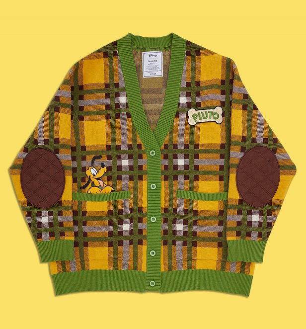 Loungefly Disney Pluto 95th Anniversary Grandpa Cardigan Loungefly Disney Pluto 95th Anniversary Grandpa Cardigan