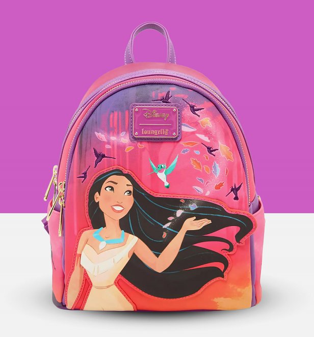 Loungefly Disney Pocahontas Colours of the Wind Mini Backpack Loungefly Disney Pocahontas Colours of the Wind Mini Backpack