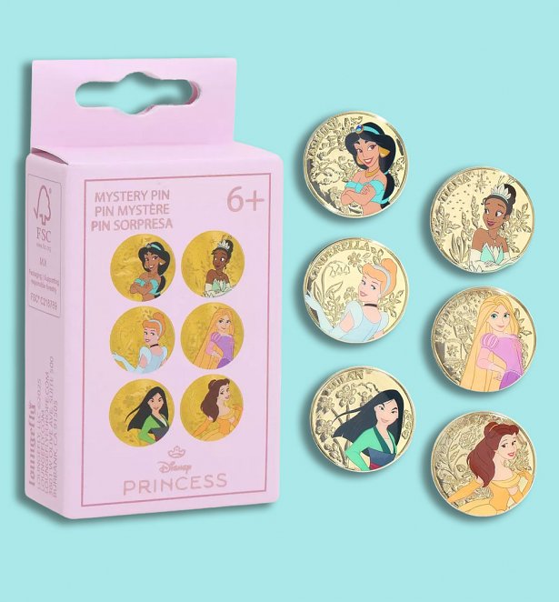Loungefly Disney Princess Coin Blind Box Enamel Mystery Box Pin