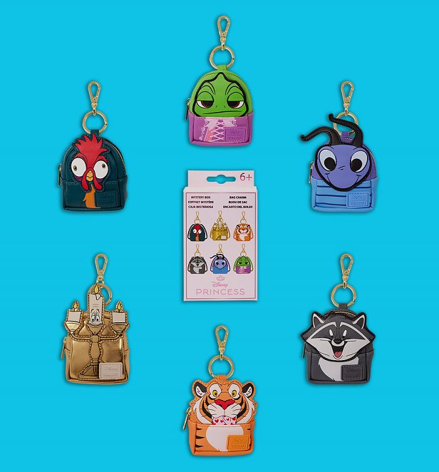Loungefly Disney Princess Sidekicks Mystery Mini Backpack Keychain Charm Loungefly Disney Princess Sidekicks Mystery Mini Backpack Keychain Charm