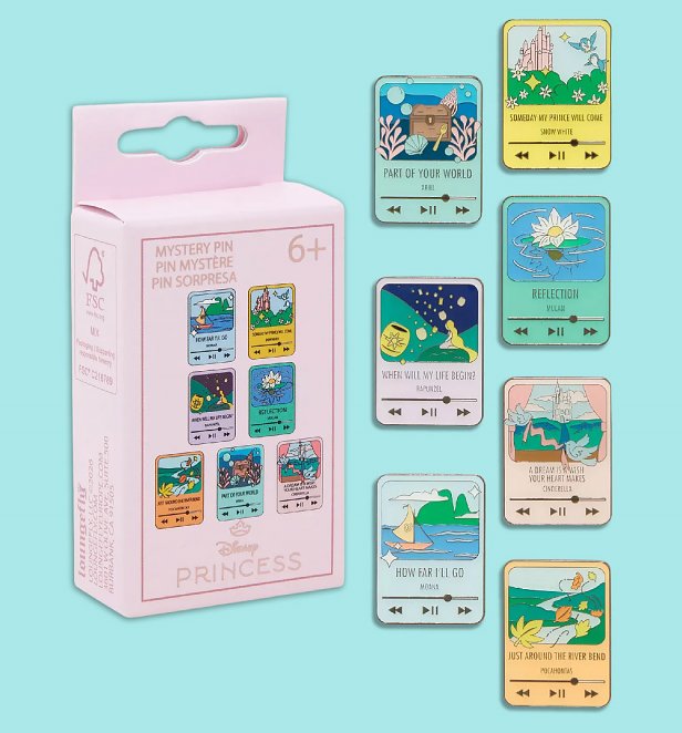 Loungefly Disney Princess Songs Mystery Box Pin Loungefly Disney Princess Songs Mystery Box Pin