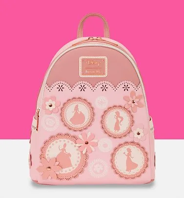 Loungefly Pink Princess Stained-Glass Mini Backpack Loungefly Disney Princess Stained Glass Mini Backpack  main image 2