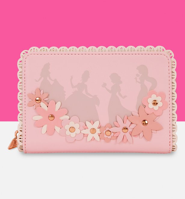 Loungefly Disney Princess Stained Glass Zip Around Wallet Loungefly Disney Princess Stained Glass Zip Around Wallet