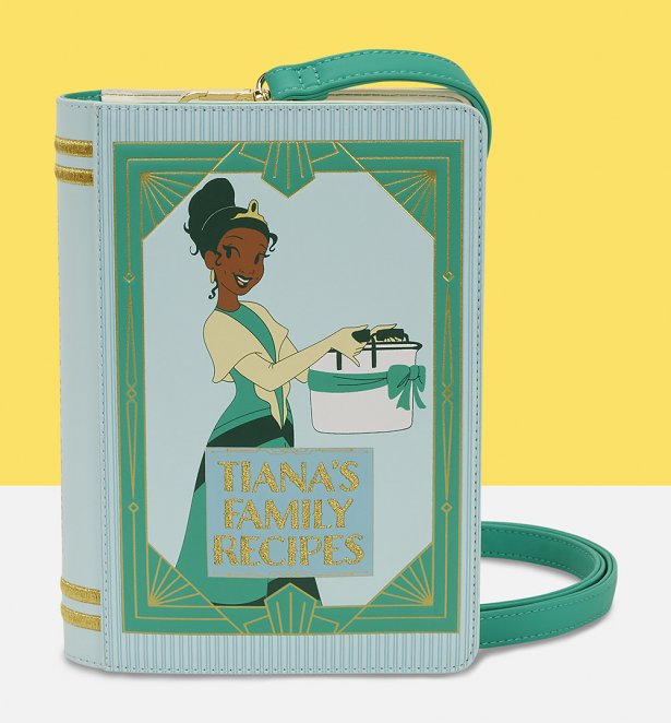 Loungefly Disney Princess Tiana Recipe Book Crossbody Bag