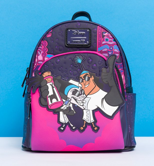 Loungefly Disney The Emperor's New Groove Kronk & Yzma Secret Lab Mini Backpack