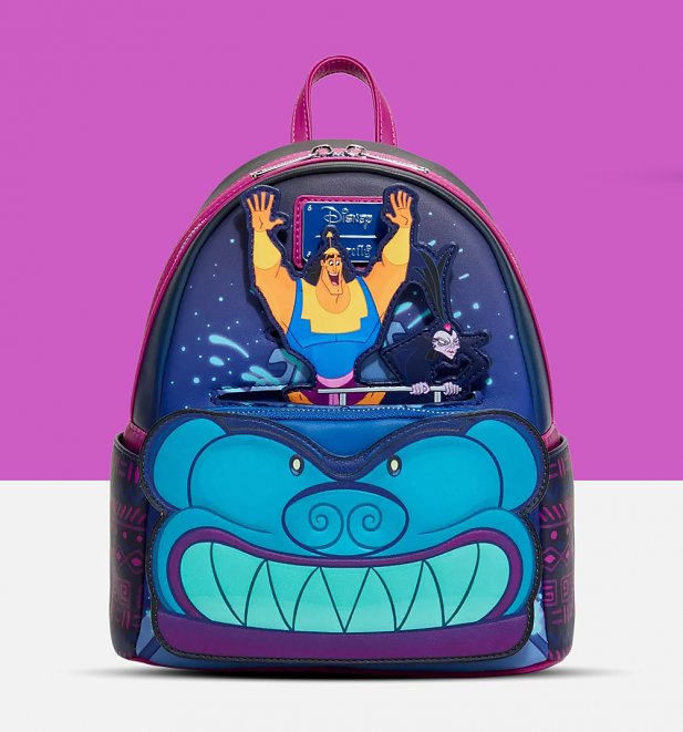 Loungefly Disney The Emperor's New Groove Yzma & Kronk Coaster Mini Backpack Loungefly Disney The Emperor's New Groove Yzma & Kronk Coaster Mini Backpack