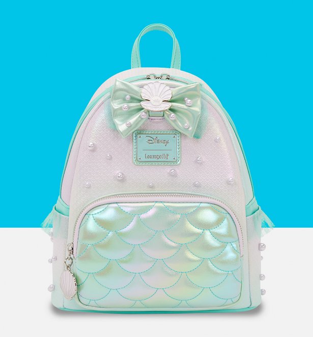 Loungefly Disney The Little Mermaid Iridescent Pearl Mini Backpack