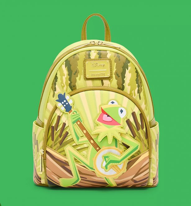 Loungefly Disney The Muppets Kermit Mini Backpack Loungefly Disney The Muppets Kermit Mini Backpack