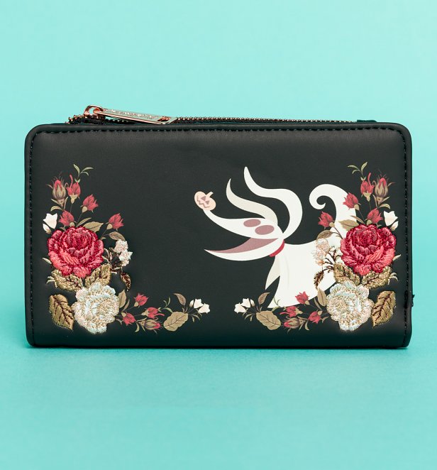 Loungefly Disney The Nightmare Before Christmas Zero Floral Wallet Loungefly Disney The Nightmare Before Christmas Zero Floral Wallet