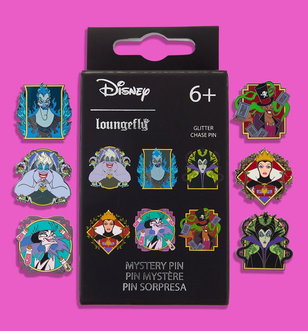 Loungefly Disney Villains Mystery Box Pin