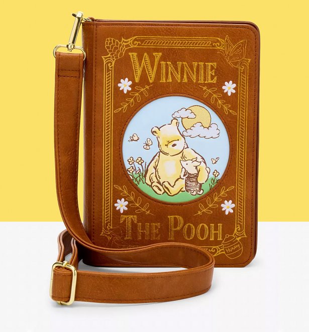 Loungefly Disney Winnie The Pooh Book Figural Crossbody Bag