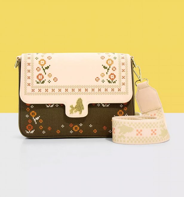 Loungefly Disney Winnie The Pooh Cross Stitch Crossbody Bag