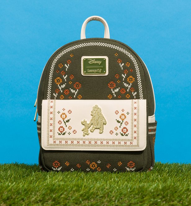 Loungefly Disney Winnie The Pooh Cross Stitch Mini Backpack Loungefly Disney Winnie The Pooh Cross Stitch Mini Backpack