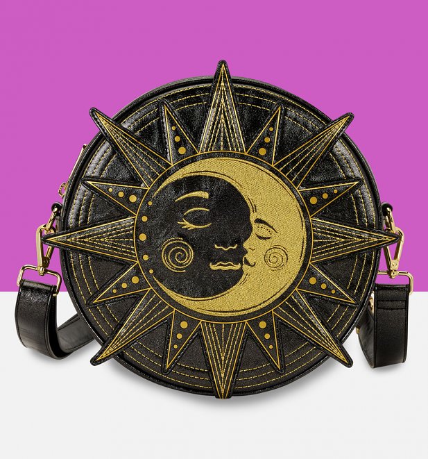 Loungefly Figural Sun And Moon Crossbody Bag