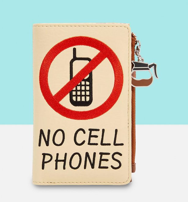 Loungefly Gilmore Girls Luke's No Cell Phones Zip Wallet Loungefly Gilmore Girls Luke's No Cell Phones Zip Wallet