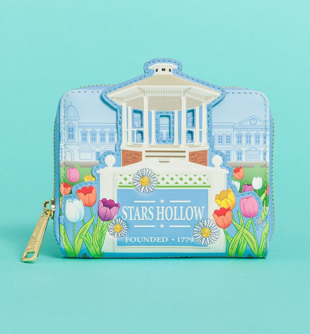 Loungefly Gilmore Girls Stars Hollow Sign Floral Wallet