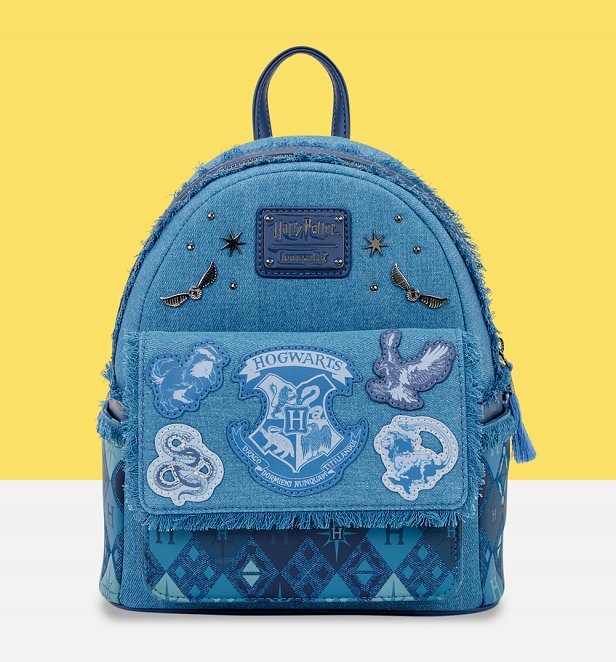Loungefly Harry Potter Denim Mini Backpack