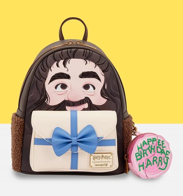 Loungefly Harry Potter Hagrid Birthday Cake Mini Backpack With Coin Bag