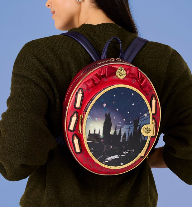 Loungefly Harry Potter Holiday Cameo Mini Backpack Loungefly Harry Potter Holiday Cameo Mini Backpack