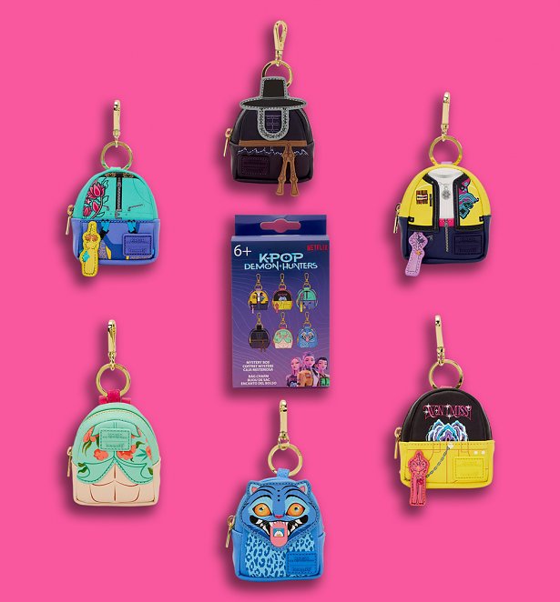 Loungefly KPop Demon Hunters Mystery Mini Backpack Keychain Charm
