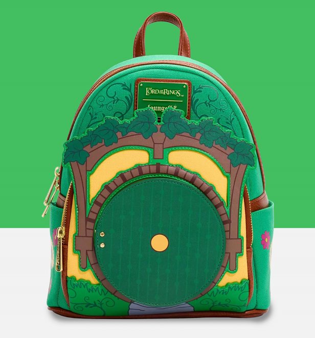 Loungefly The Lord of the Rings Hobbit Door Scene Mini Backpack Loungefly The Lord of the Rings Hobbit Door Scene Mini Backpack