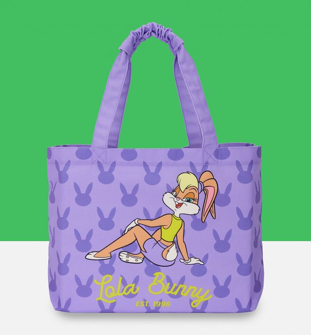 Loungefly Looney Tunes Lola Bunny Oversize Canvas Tote Bag Loungefly Looney Tunes Lola Bunny Oversize Canvas Tote Bag