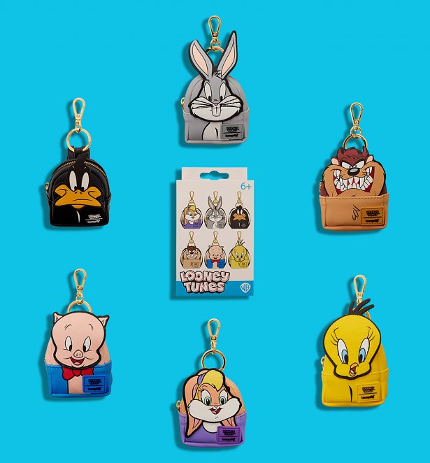 Loungefly Looney Tunes Mystery Mini Backpack Keychain Charms