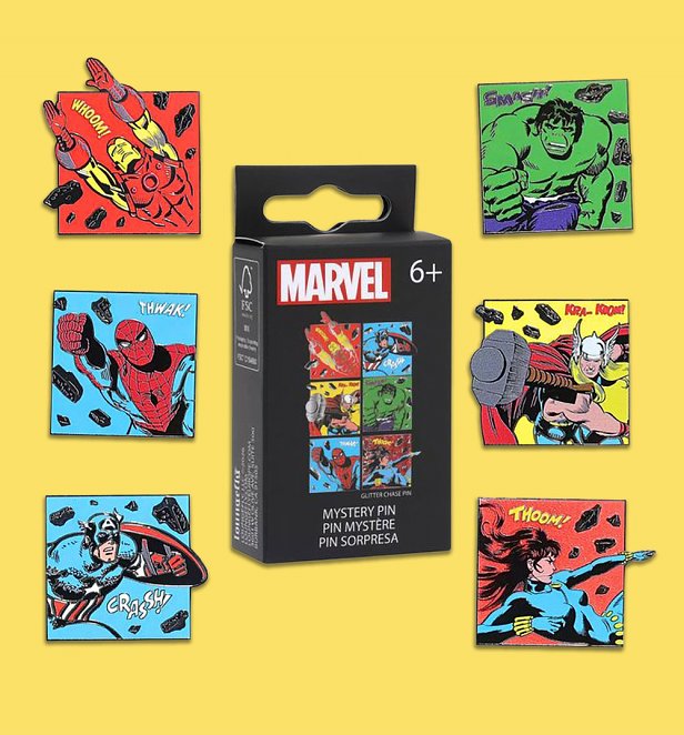 Loungefly Marvel Classic Avengers Mystery Box Pin