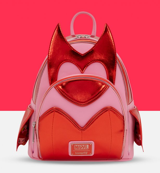 Loungefly Marvel Scarlet Witch Wanda Cosplay Mini Backpack Loungefly Marvel Scarlet Witch Wanda Cosplay Mini Backpack