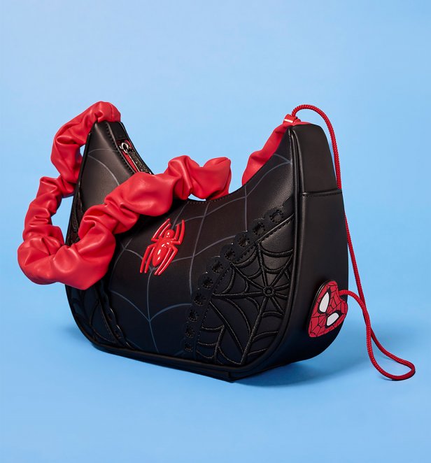 Loungefly Marvel Spider-Man Spider Web Crossbody Bag Loungefly Marvel Spider-Man Spider Web Crossbody Bag