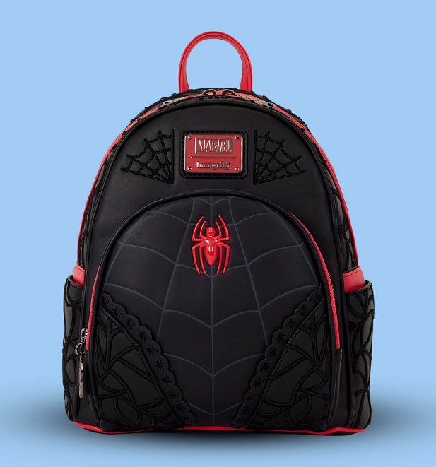 Loungefly Marvel Spider-Man Spider Web Mini Backpack Loungefly Marvel Spider-Man Spider Web Mini Backpack