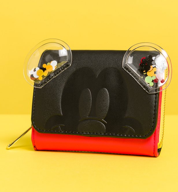 Loungefly Mickey Mouse Minimal Cosplay Confetti Wallet Loungefly Mickey Mouse Minimal Cosplay Confetti Wallet