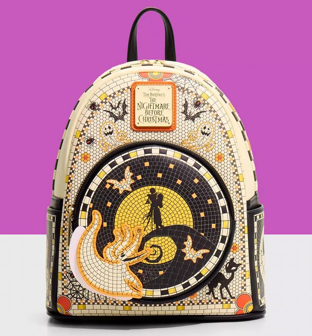 Loungefly Disney The Nightmare Before Christmas Spiral Hill Mini Backpack