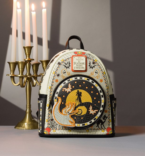 Loungefly Disney The Nightmare Before Christmas Spiral Hill Mini Backpack