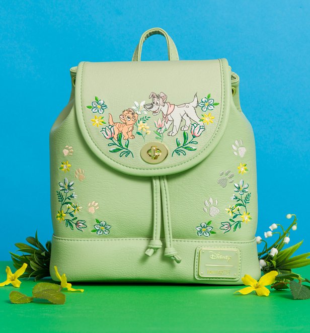 Loungefly Oliver & Company Floral Mini Backpack