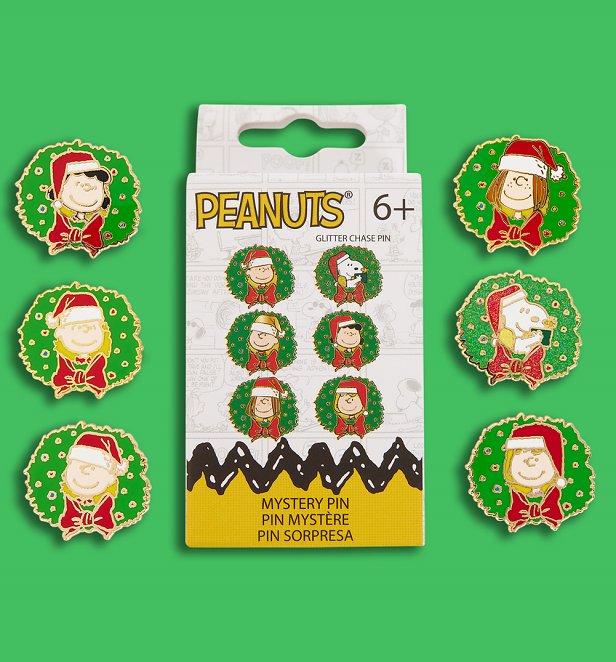 Loungefly Peanuts Snoopy And Friends Holiday Mystery Box Pin